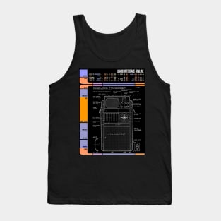 Computer Readout Showing Landing Party Scanner Tank Top